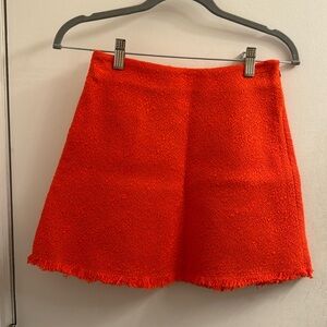 Brilliant Orange Zara Skirt